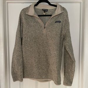 Patagonia brown quarter zip